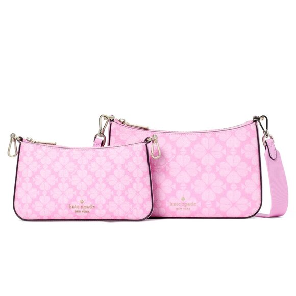 New Kate Spade Duet Spade Flower Small Crossbody Parisian Rose Multi - Picture 5 of 6